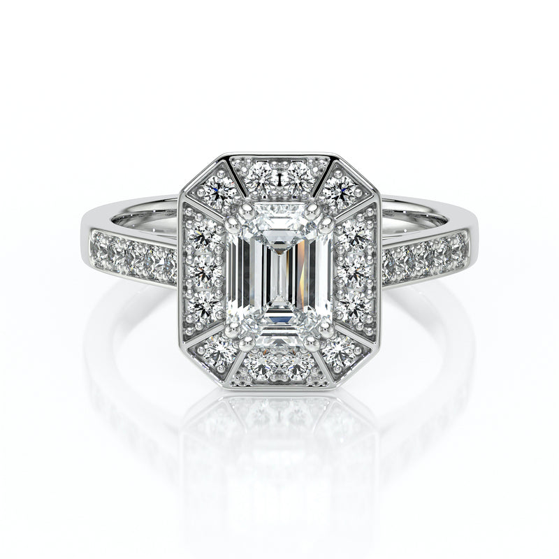 Bague entourage diamant Coup de Foudre - 6