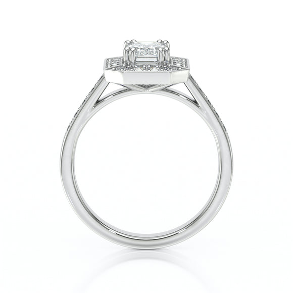 Bague entourage diamant Coup de Foudre - 6