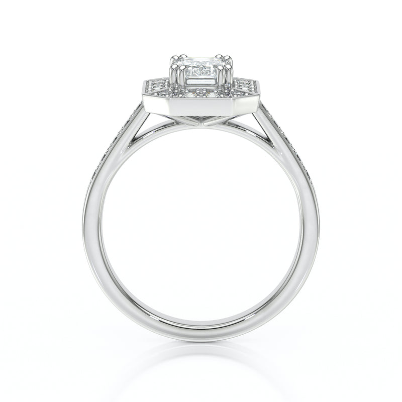 Bague entourage diamant Coup de Foudre - 6