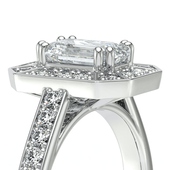 Bague entourage diamant Coup de Foudre - 6