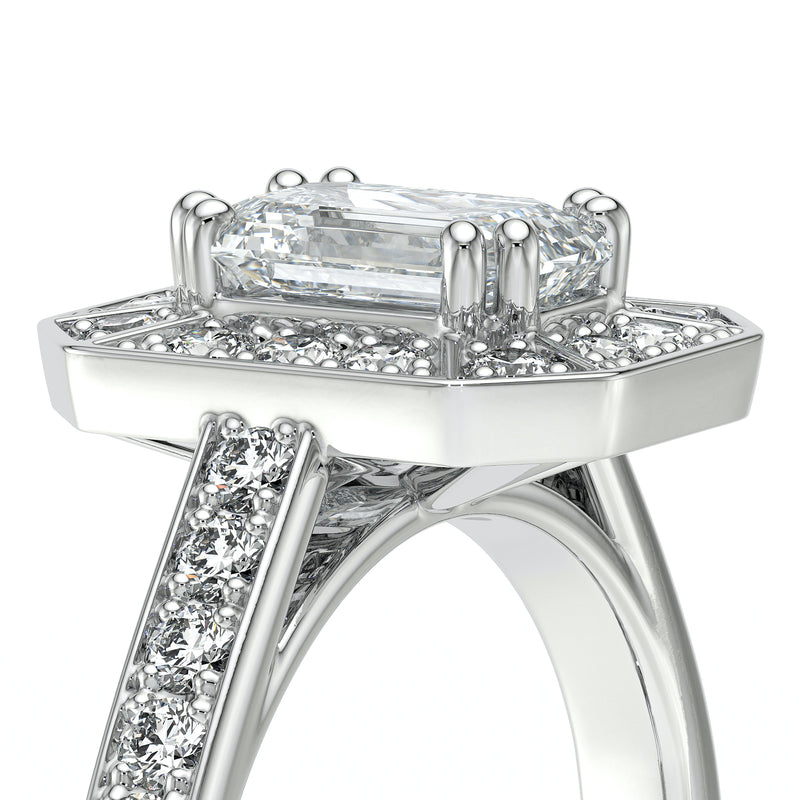 Bague entourage diamant Coup de Foudre - 6