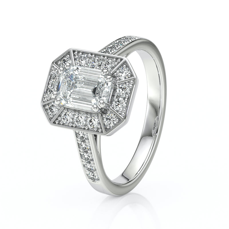 Bague entourage diamant Coup de Foudre - 6