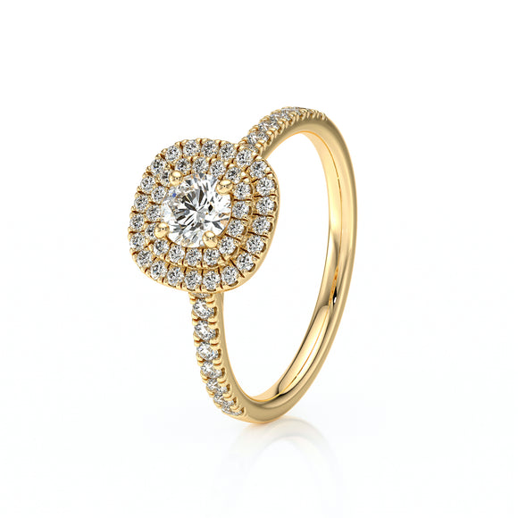Bague entourage diamant Coup de Foudre - 7