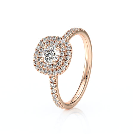 Bague entourage diamant Coup de Foudre - 7
