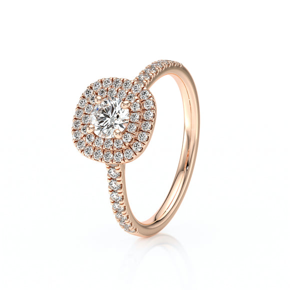 Bague entourage diamant Coup de Foudre - 7