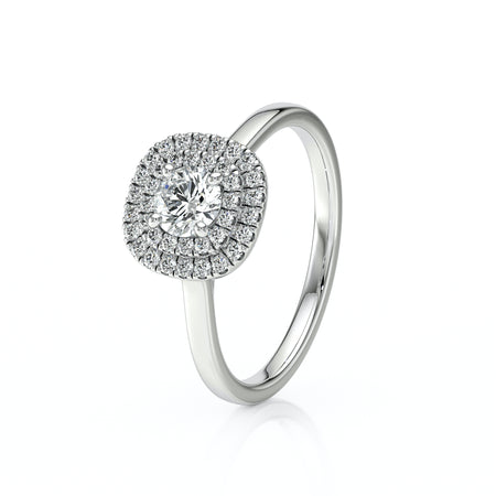 Bague entourage diamant Coup de Foudre - 8