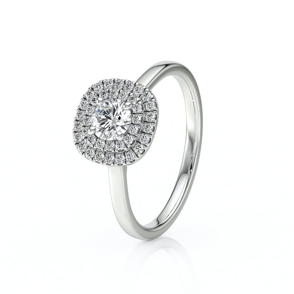Bague entourage diamant Coup de Foudre - 8