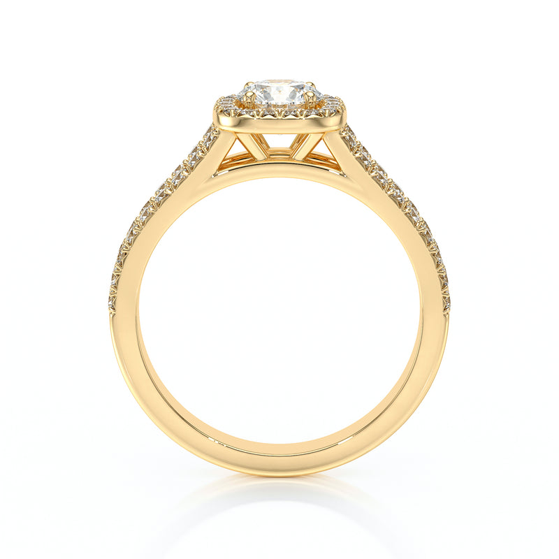 Bague entourage diamant Coup de Foudre - 2