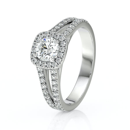 Bague entourage diamant Coup de Foudre - 2