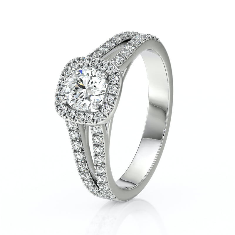 Bague entourage diamant Coup de Foudre - 2