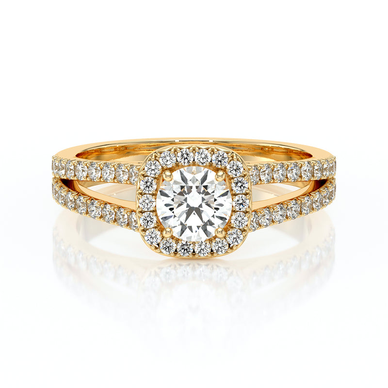 Bague entourage diamant Coup de Foudre - 2