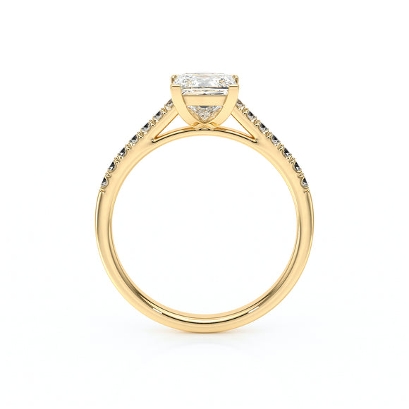 Solitaire accompagné rubis et diamant Divine Idylle - 27