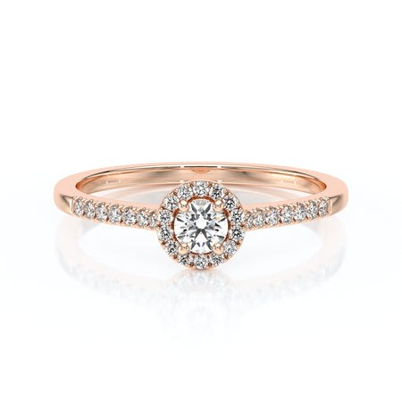 Bague entourage diamant Pour la Vie - 1