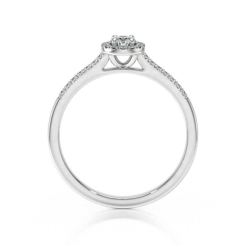 Bague entourage diamant noir Pour la Vie - 1