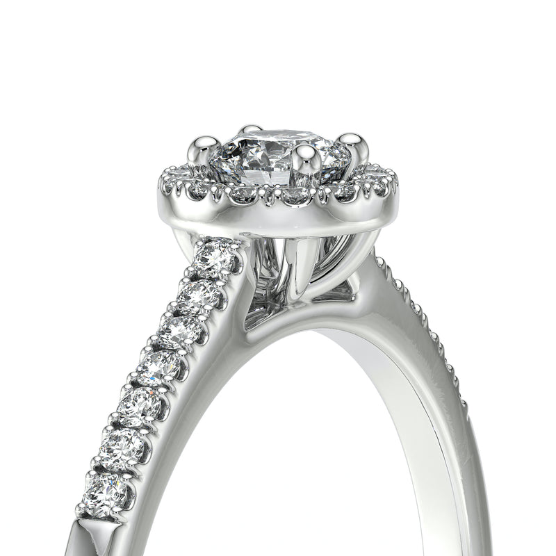 Bague entourage diamant noir Pour la Vie - 1