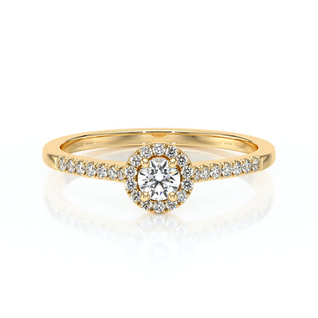 Bague entourage diamant Pour la Vie - 1