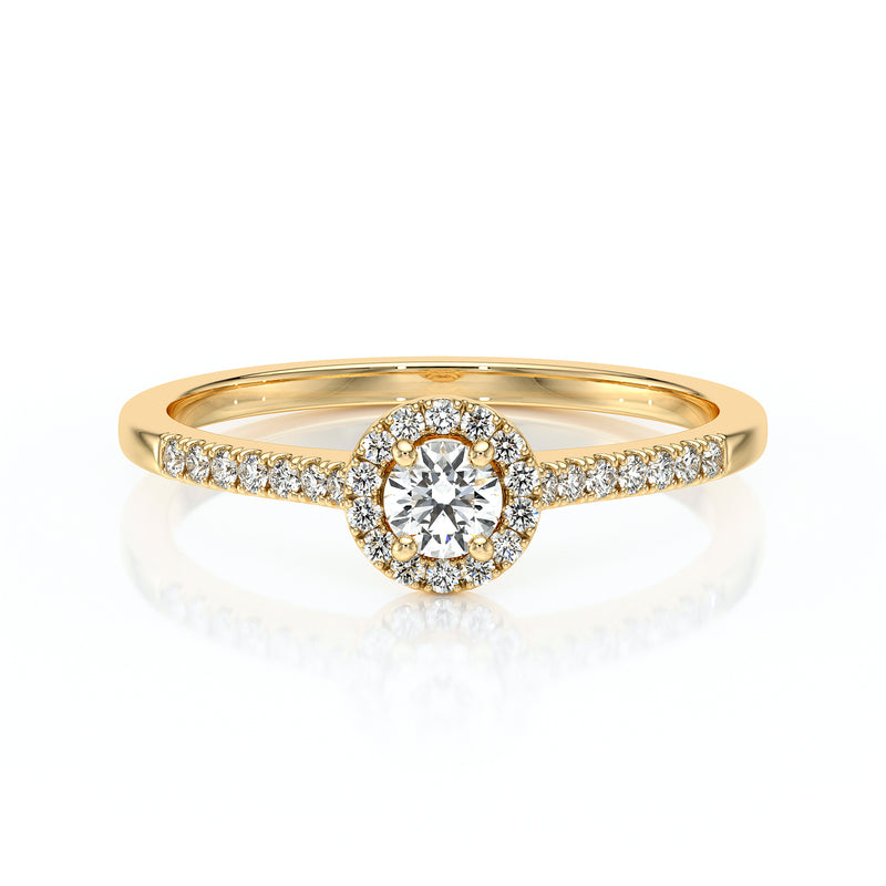 Bague entourage diamant Pour la Vie - 1