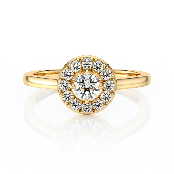 Bague entourage rubis et diamant Pour la Vie - 2