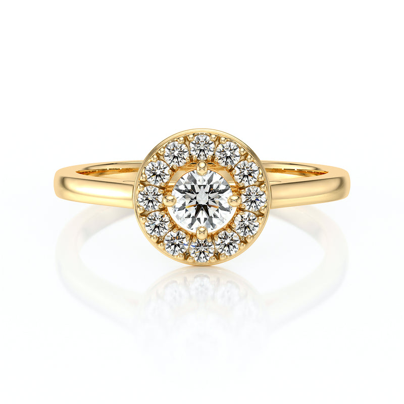 Bague entourage diamant noir Pour la Vie - 2