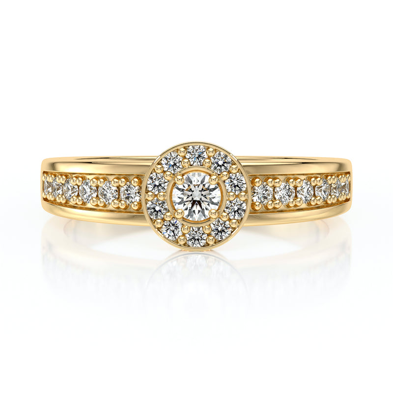 Bague entourage diamant Pour la Vie - 3