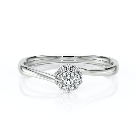 Bague entourage diamant Pour la Vie - 6