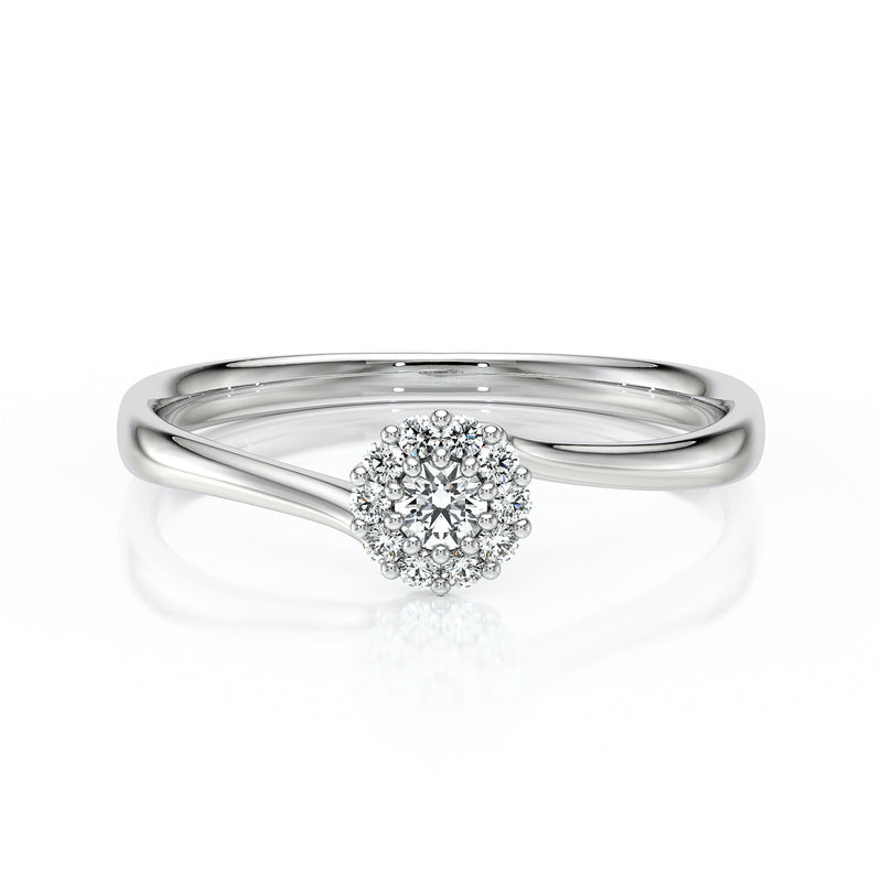 Bague entourage diamant Pour la Vie - 6