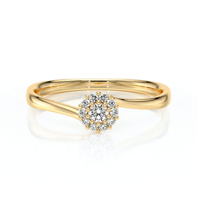 Bague entourage diamant Pour la Vie - 6