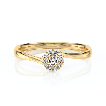 Bague entourage diamant Pour la Vie - 6