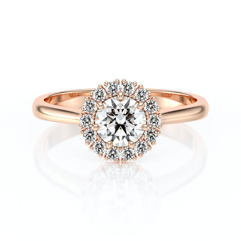 Bague entourage diamant Pour la Vie - 7