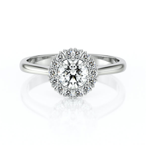 Bague entourage diamant Pour la Vie - 7