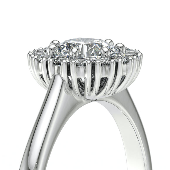 Bague entourage diamant Pour la Vie - 7