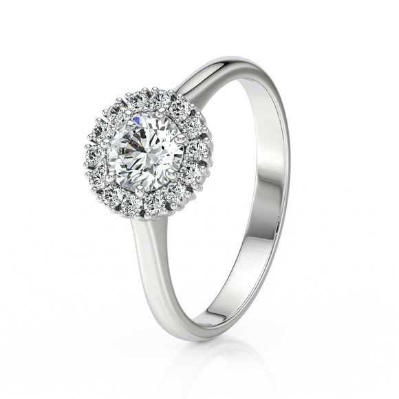 Bague entourage rubis et diamant Pour la Vie - 7
