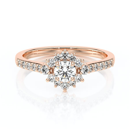 Bague entourage diamant Pour la Vie - 8