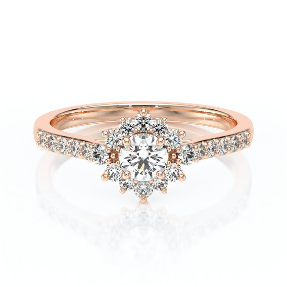 Bague entourage diamant Pour la Vie - 8