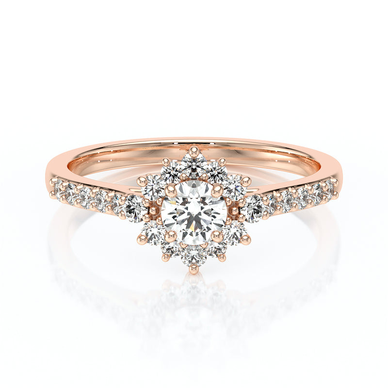 Bague entourage diamant Pour la Vie - 8