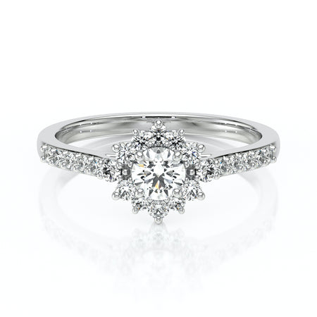 Bague entourage diamant Pour la Vie - 8