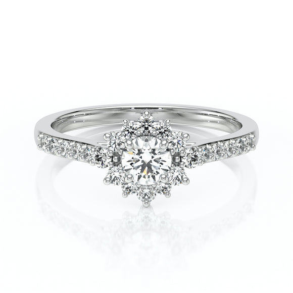 Bague entourage diamant Pour la Vie - 8