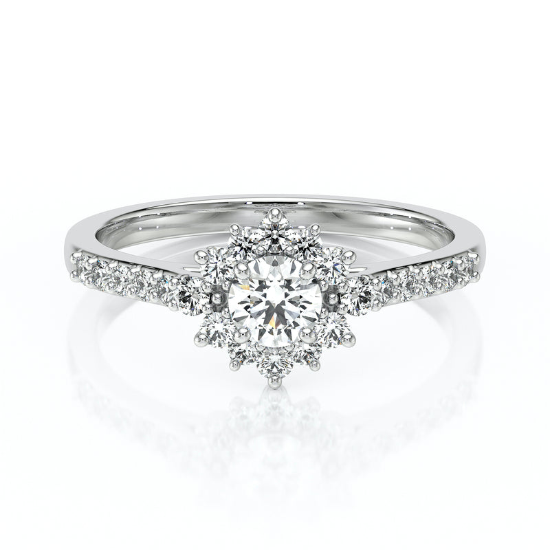 Bague entourage diamant Pour la Vie - 8