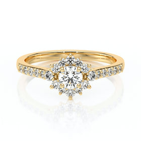 Bague entourage diamant Pour la Vie - 8