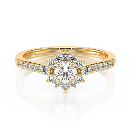 Bague entourage diamant Pour la Vie - 8