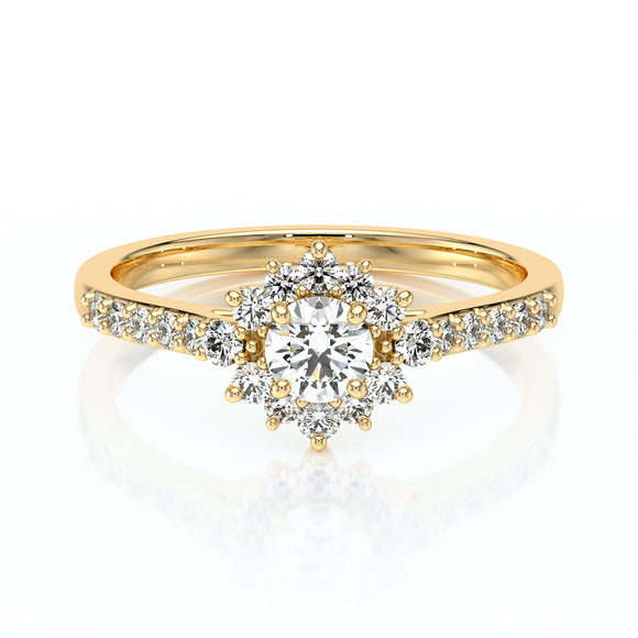 Bague entourage diamant Pour la Vie - 8