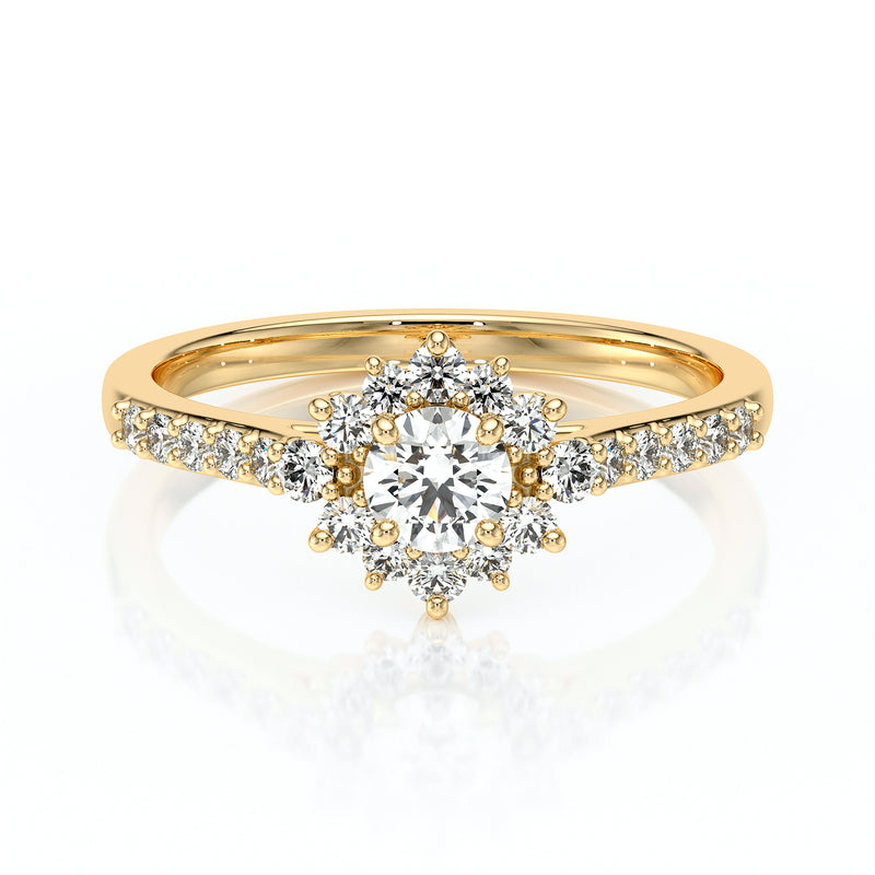 Bague entourage diamant Pour la Vie - 8