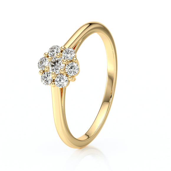 Bague entourage diamant Pour la Vie - 9