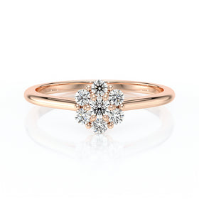 Bague entourage diamant Pour la Vie - 9