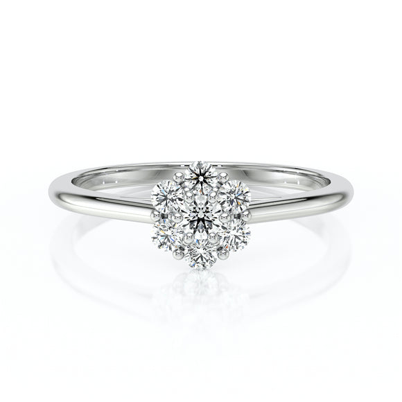 Bague entourage diamant Pour la Vie - 9