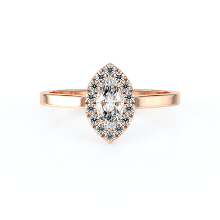 Bague entourage diamant Promets Moi - 10