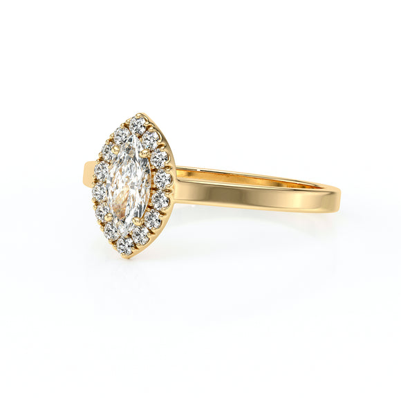 Bague entourage diamant Promets Moi - 10