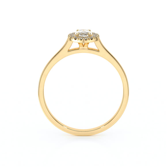 Bague entourage diamant Promets Moi - 10