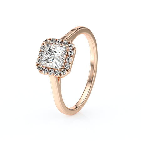 Bague entourage diamant Promets Moi - 11