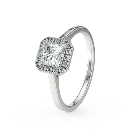 Bague entourage diamant Promets Moi - 11